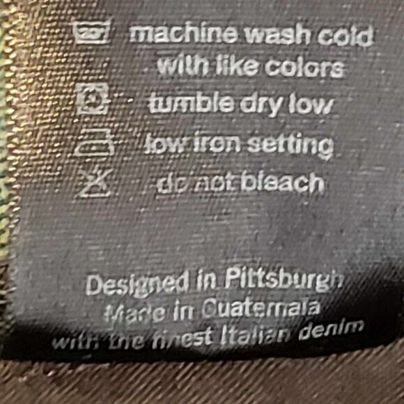 Revtown Jeans Mens Size 36X30 Dark Wash Blue Decade Denim Sharp Straight Stretch - Picture 8 of 12